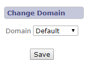 Change Domain