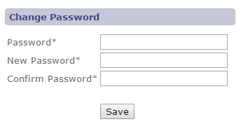 Change Password